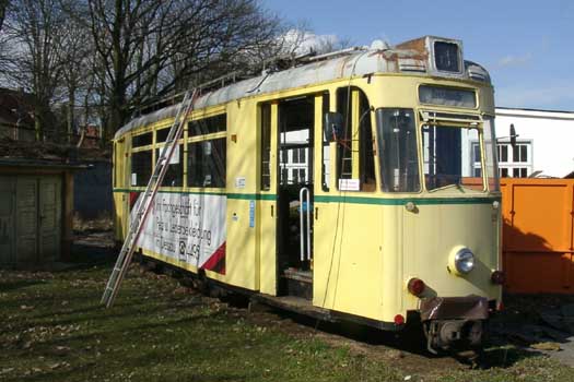 Dessau 35 im März 2004 im Straßenbahn-Museum Wehmingen