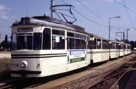 Brandenburg 118 in der damaligen Abstellanlage Hohenstücken, 1991