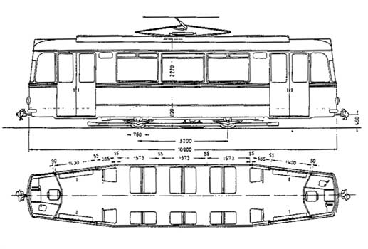 Typenskizze des T57